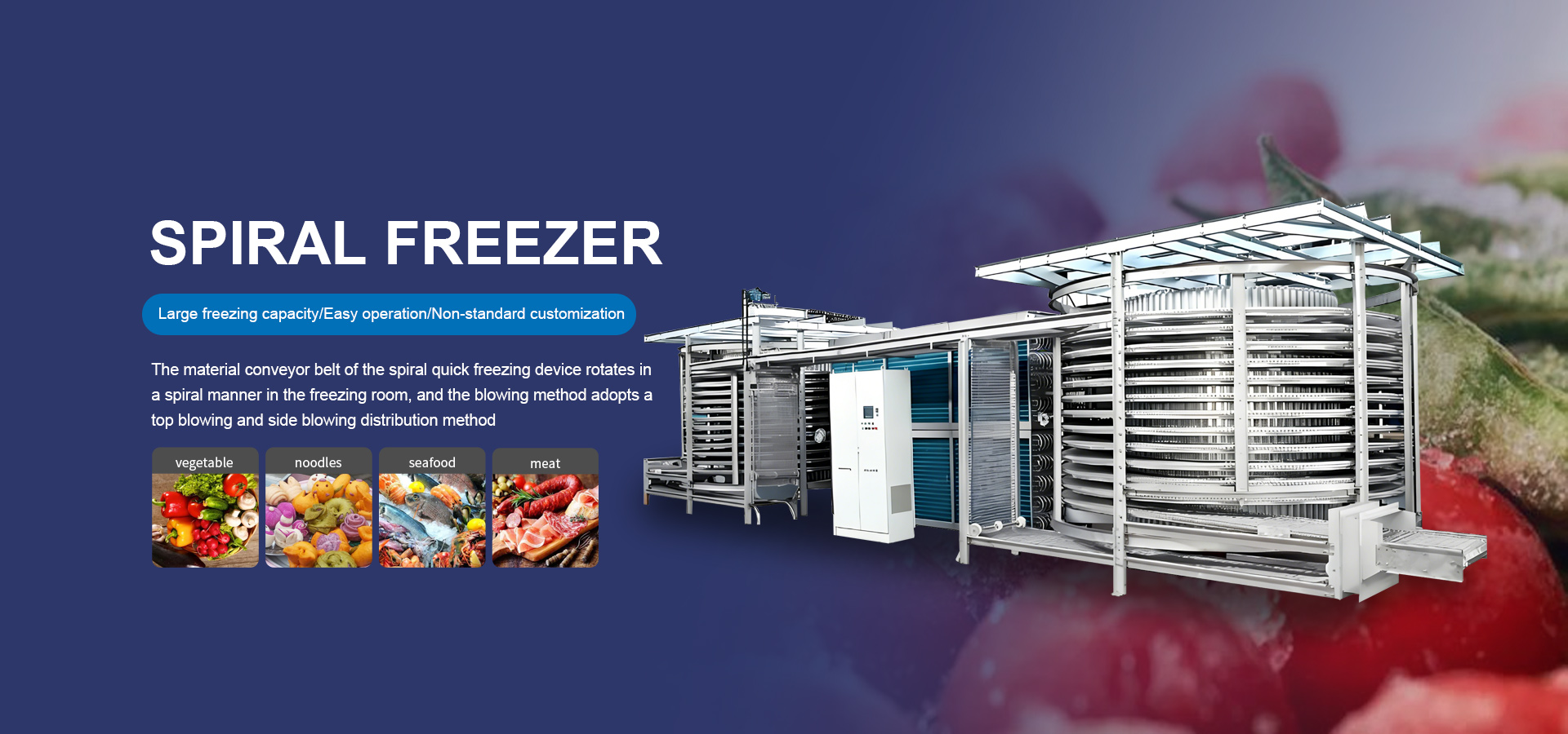 Spiral freezer